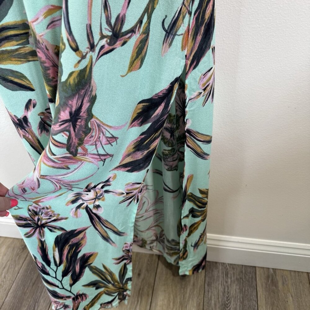 O'Neill Tropical Maxi Dress - Aqua and Lavender - Picture 5 of 12